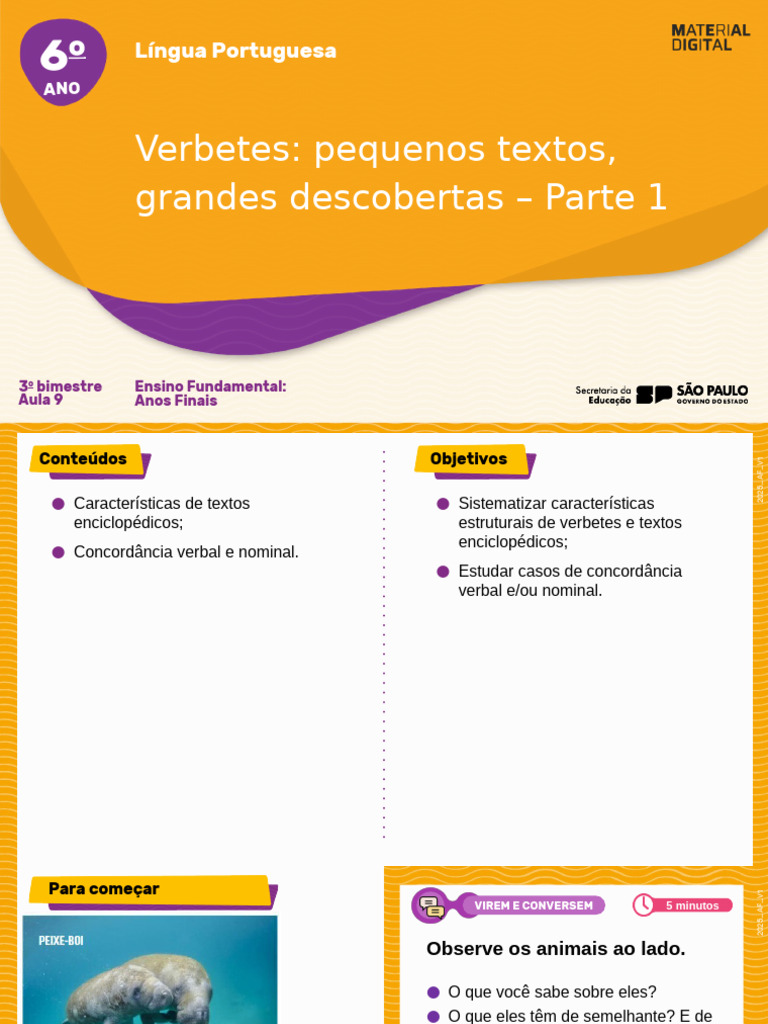 Verbetes Enciclopédicos para 4º Ano | PDF | Enciclopédias | Assunto ...