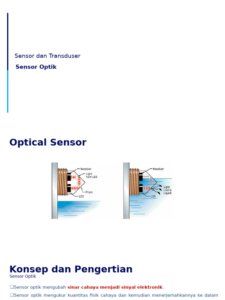 Sensor Optik: Prinsip dan Aplikasi | PDF