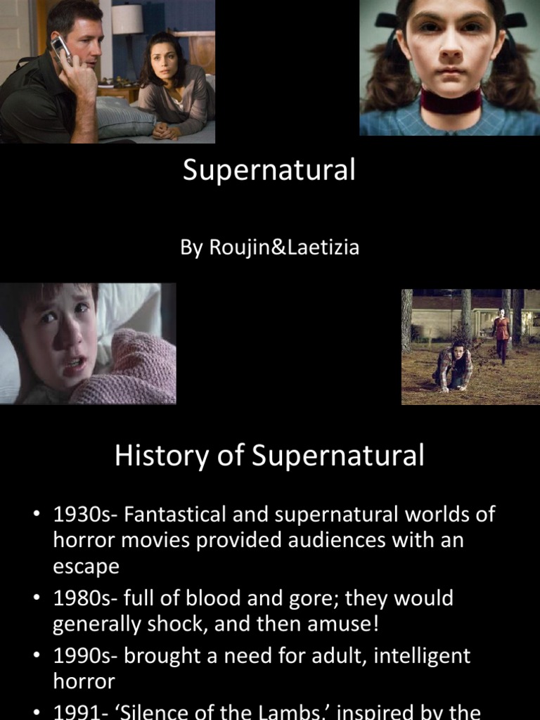 Evolution of Supernatural Horror Themes | PDF