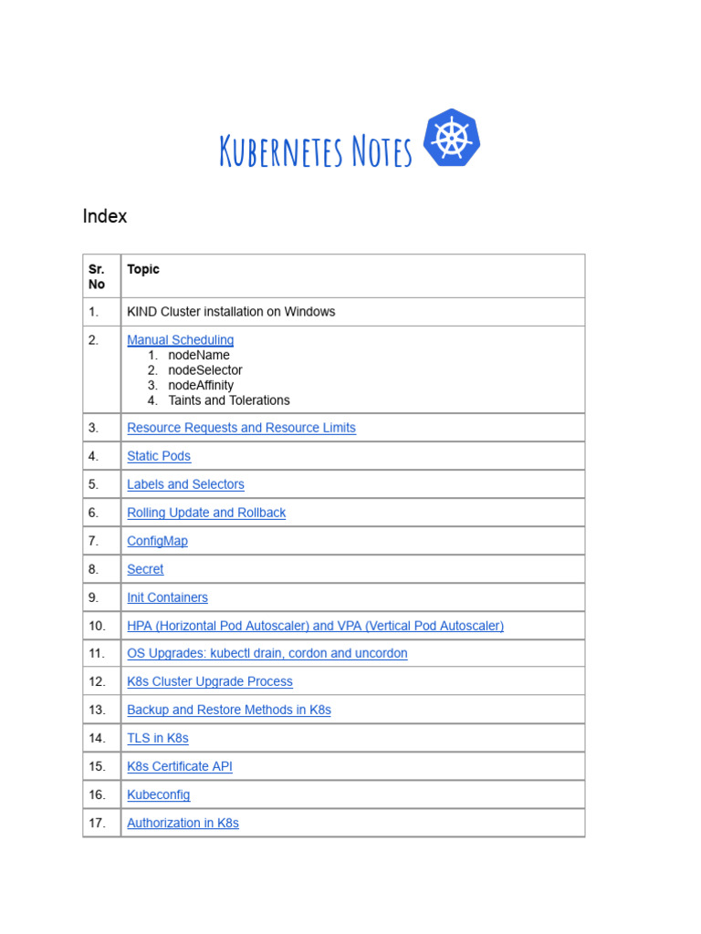 Kubernetes Installation and Scheduling Guide | PDF | Transport Layer ...