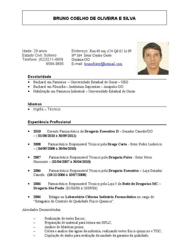 Curriculum vitae farmacia 04 picture