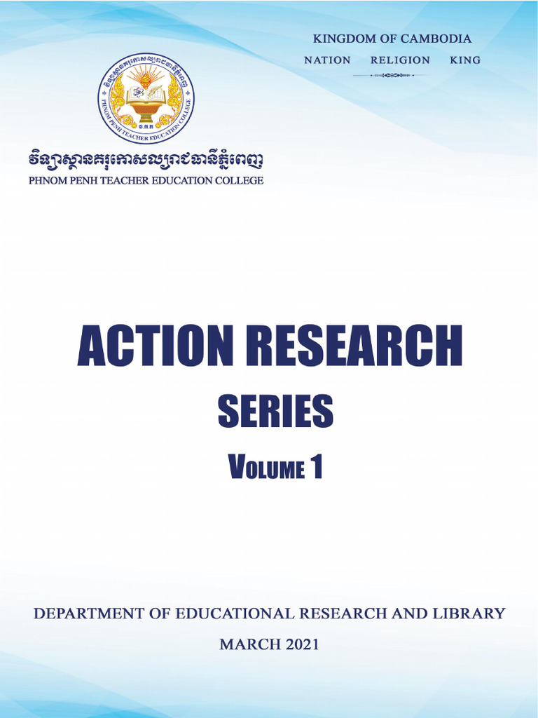 Action Research Series - (Phnom Penh Teacher Education College | PDF ...