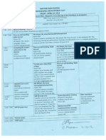 Professional Development Schedule