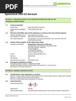 TH-18 E, S1018 E Safety Data Sheet | PDF | Dangerous Goods | Toxicity