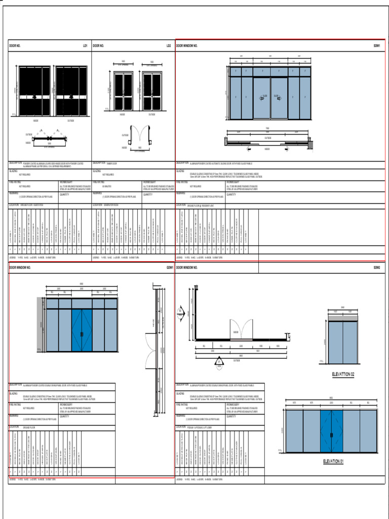 Door Specifications and Ironmongery Details | PDF | Door | Building ...