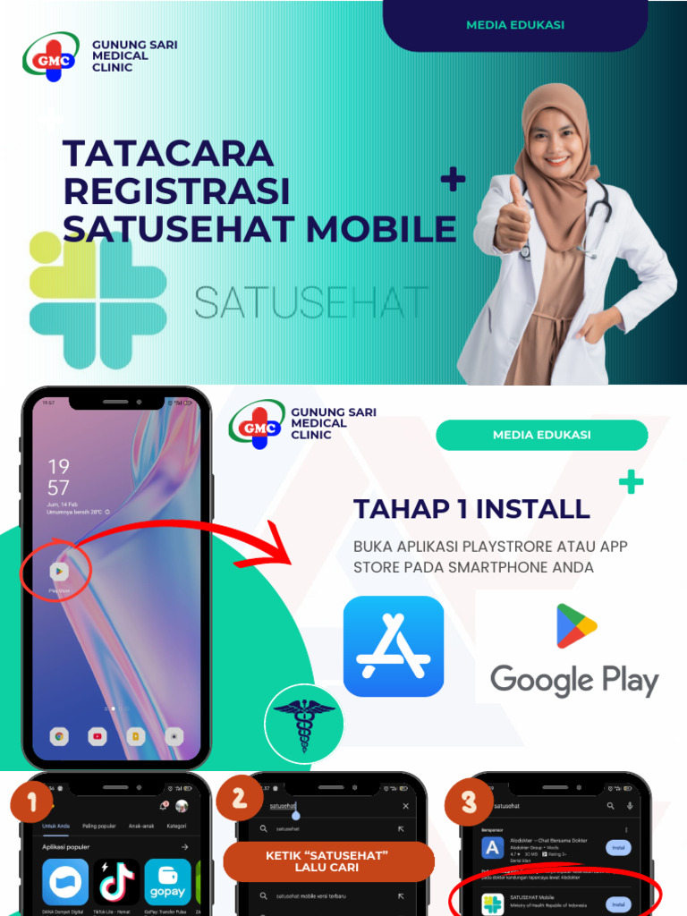Registrasi Aplikasi Satusehat Mobile | PDF