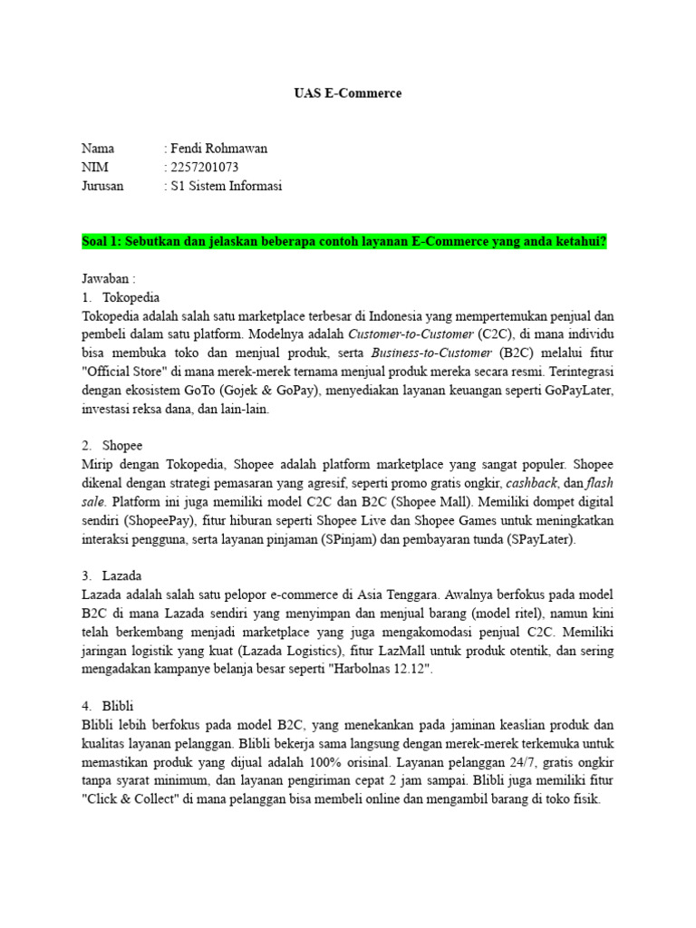 6 Uas E Commerce Pdf