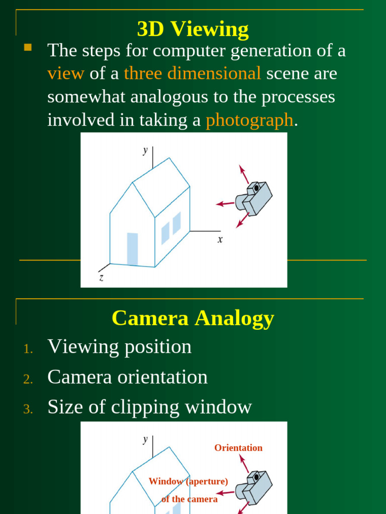3dviewing and Projections | PDF | Cartesian Coordinate System ...