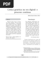 critica genética na era digital