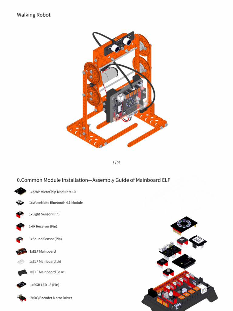Walking Robot V1.0 | PDF