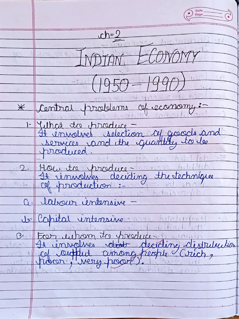 Chapter - 2 (Ied Economics) | PDF