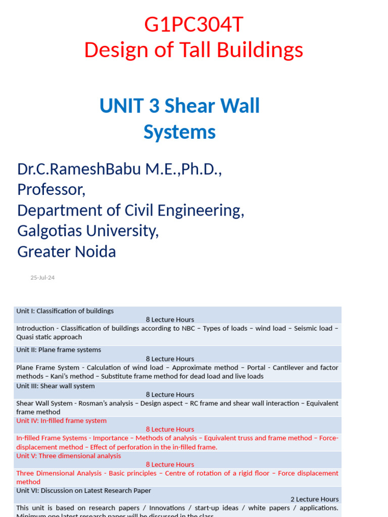 Shear Wall Systems in Tall Buildings | PDF | Beam (Structure ...
