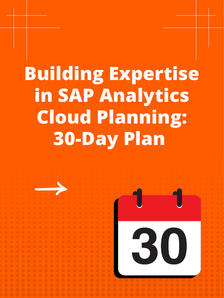 30-Day SAP Analytics Cloud Planning Guide | PDF | Cloud Computing ...