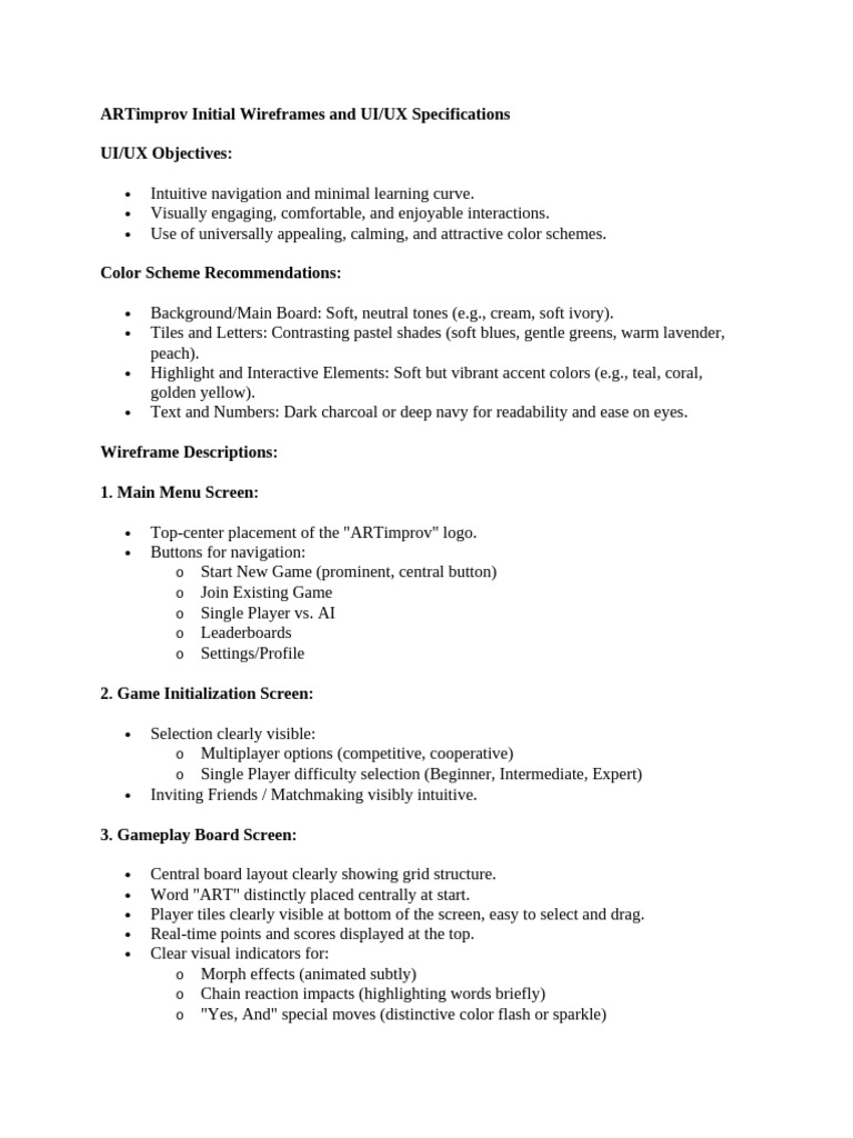 UI Specs | PDF