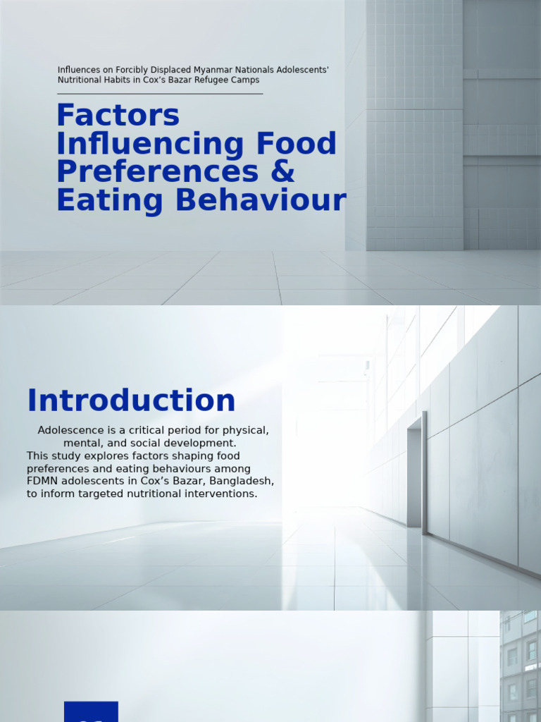 Factors Influencing Food Preferences & Eating Behaviour | PDF ...