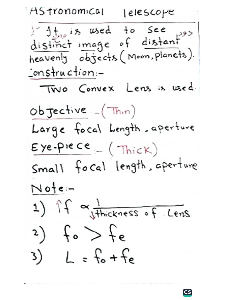 Astronomical Telescope Pdf