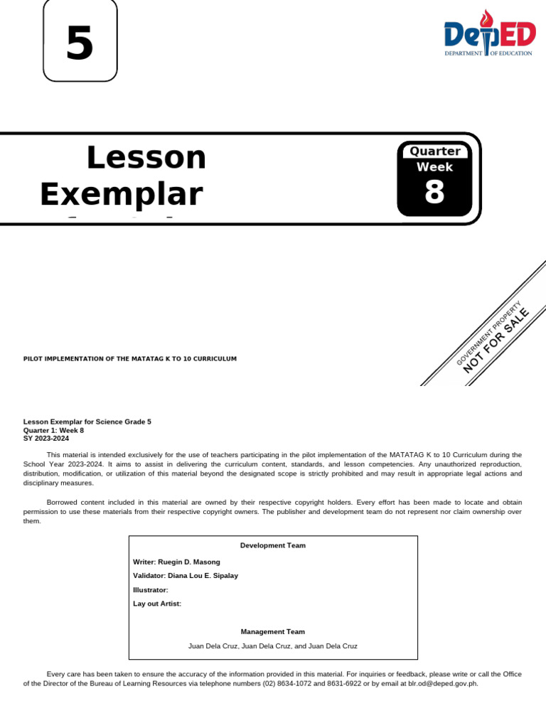 q1 Le Science 5 Week 8 (Final) | PDF | Weighing Scale | Thermometer