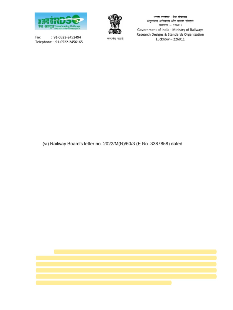Railways: BMBS Rake Operation Guidelines | PDF | Technology & Engineering