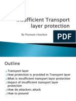 Insufficient Transport Layer Protection