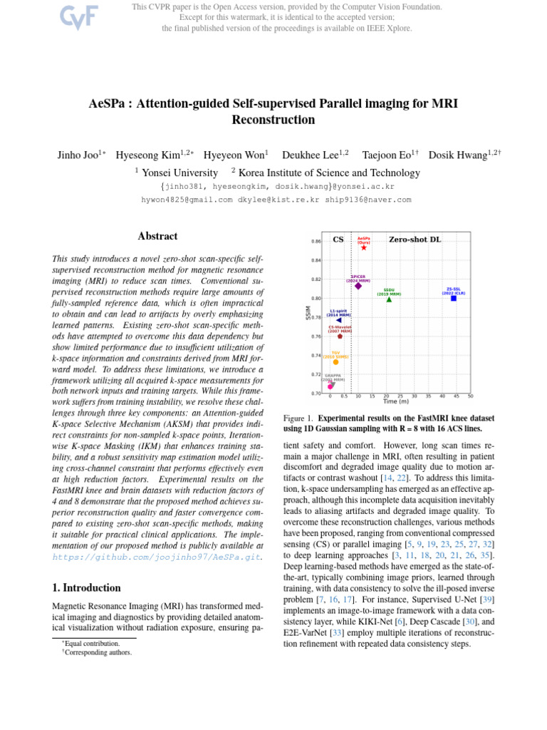 Joo AeSPa Attention-Guided Self-Supervised Parallel Imaging For MRI ...