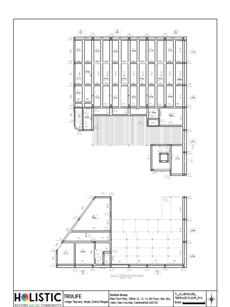 TL Clubhouse Structural Plan at Terrace Floor Level | PDF | Brooklyn ...