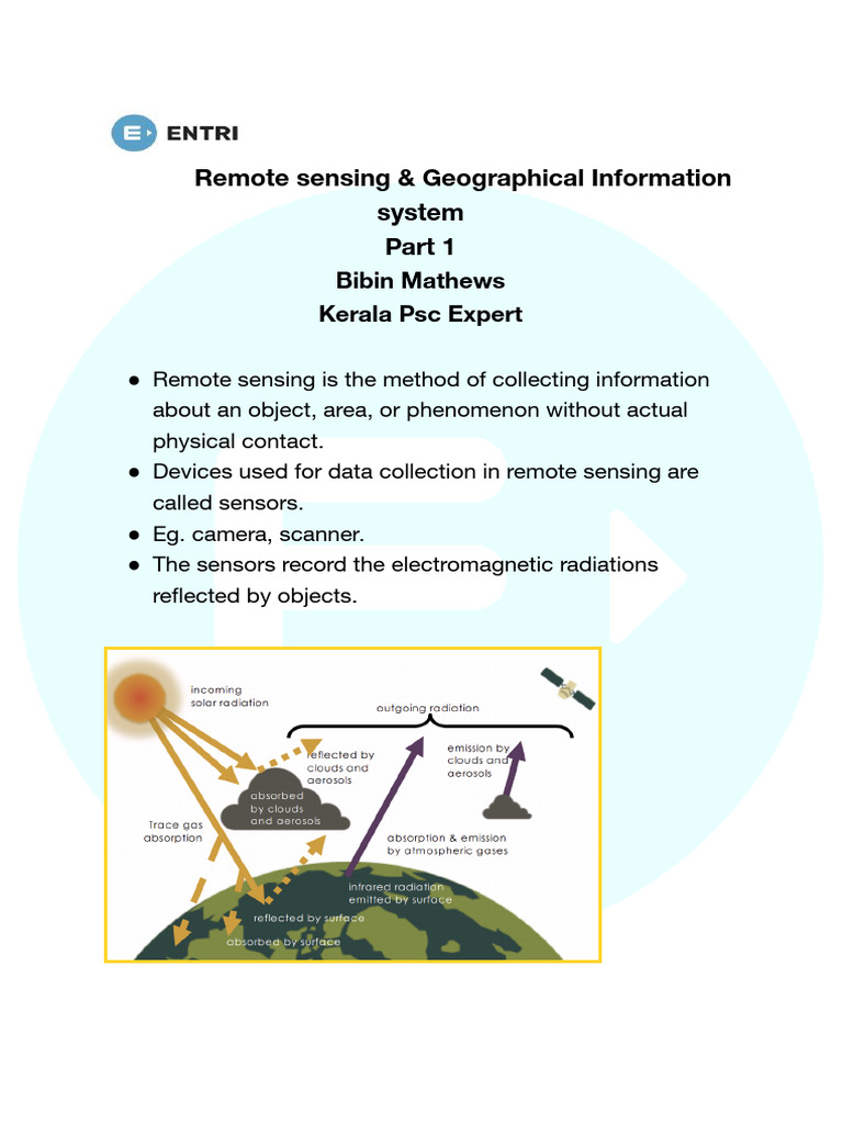 Remote Sensing Geographical Information Sys | PDF | Infrared | Satellite