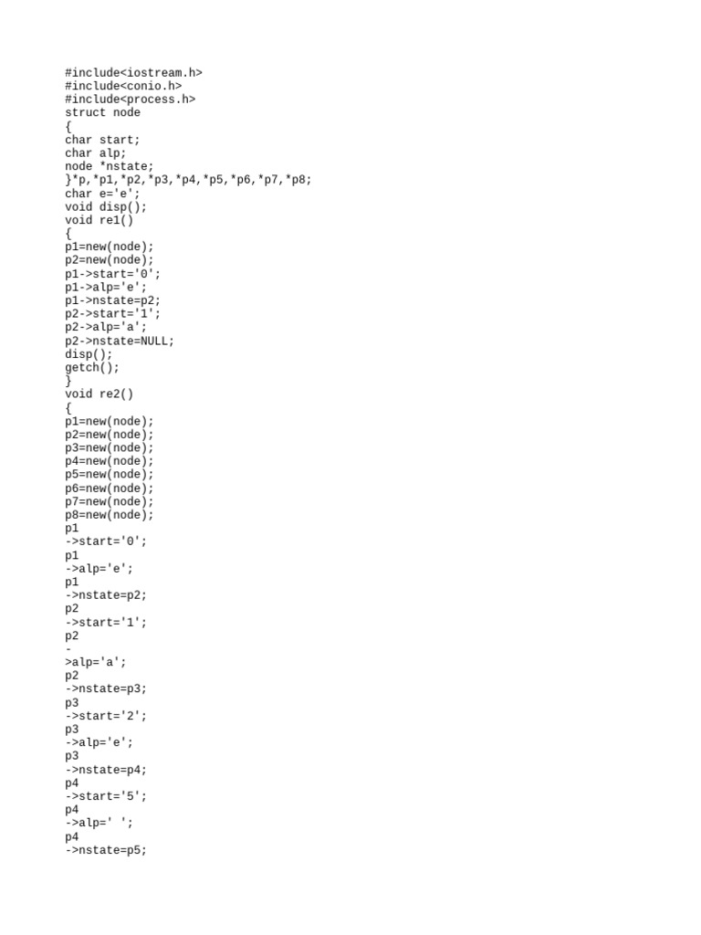 C++ Finite State Machine Example | PDF