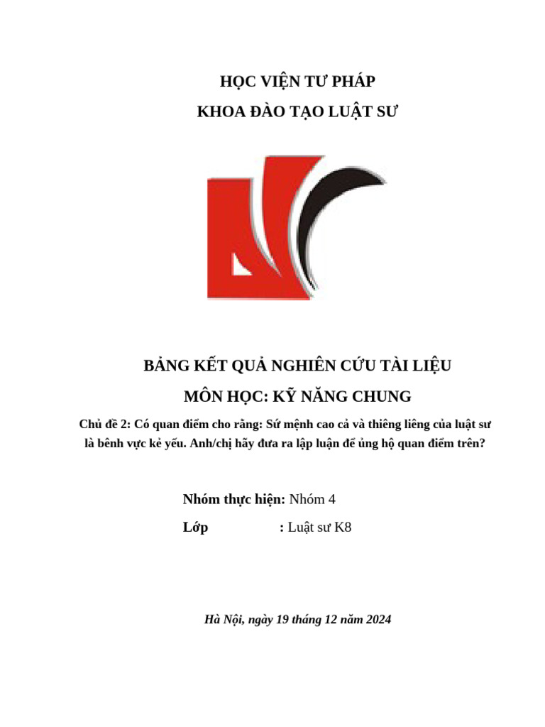 BTN T4 - LS 2 - Tuần 5 - LSBV kẻ yếu - 21.12.24 | PDF