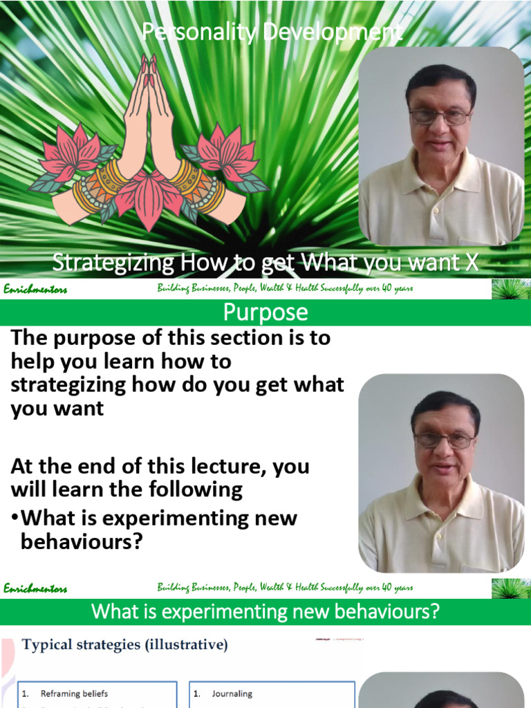 Strategies for Effective Personal Growth | PDF
