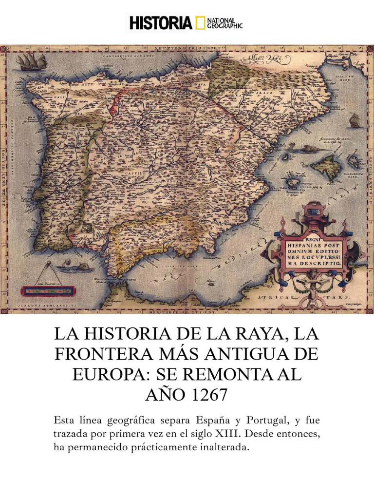 Historia de La Raya: Frontera España-Portugal | PDF
