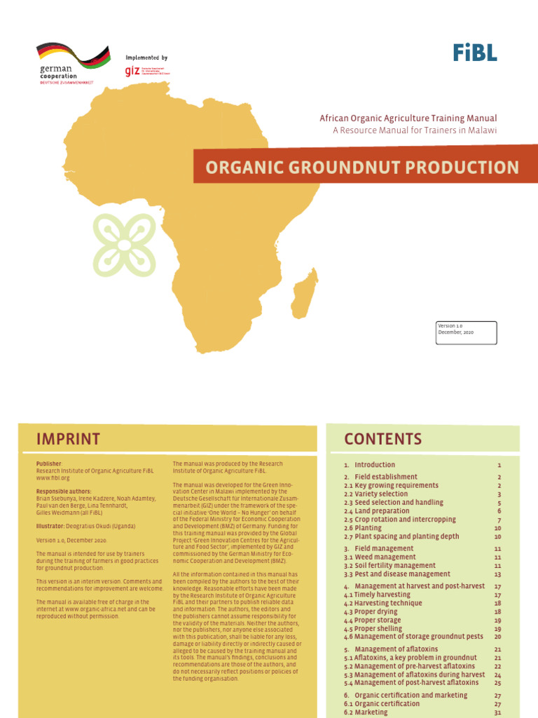 Groundnut Malawi 2020 | PDF | Peanuts | Soil