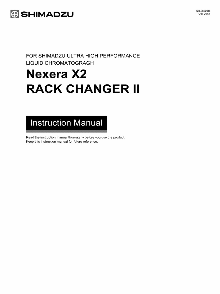228-90829 RackChangerII en | PDF