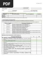 For Teacher Applicants Coi | PDF | Learning | Curriculum
