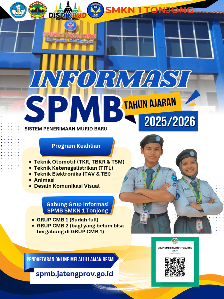 Pendaftaran SPMB SMK Jateng 2025/2026 | PDF