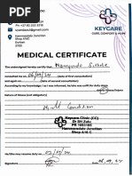 Home Affairs Medical Certificate BI-811 | PDF | Human Diseases And ...