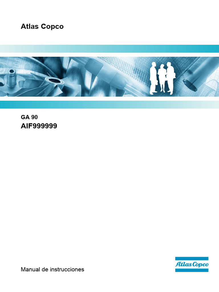 Manual de Instrucciones GA 90 Atlas Copco | PDF | Refrigeración | Presión