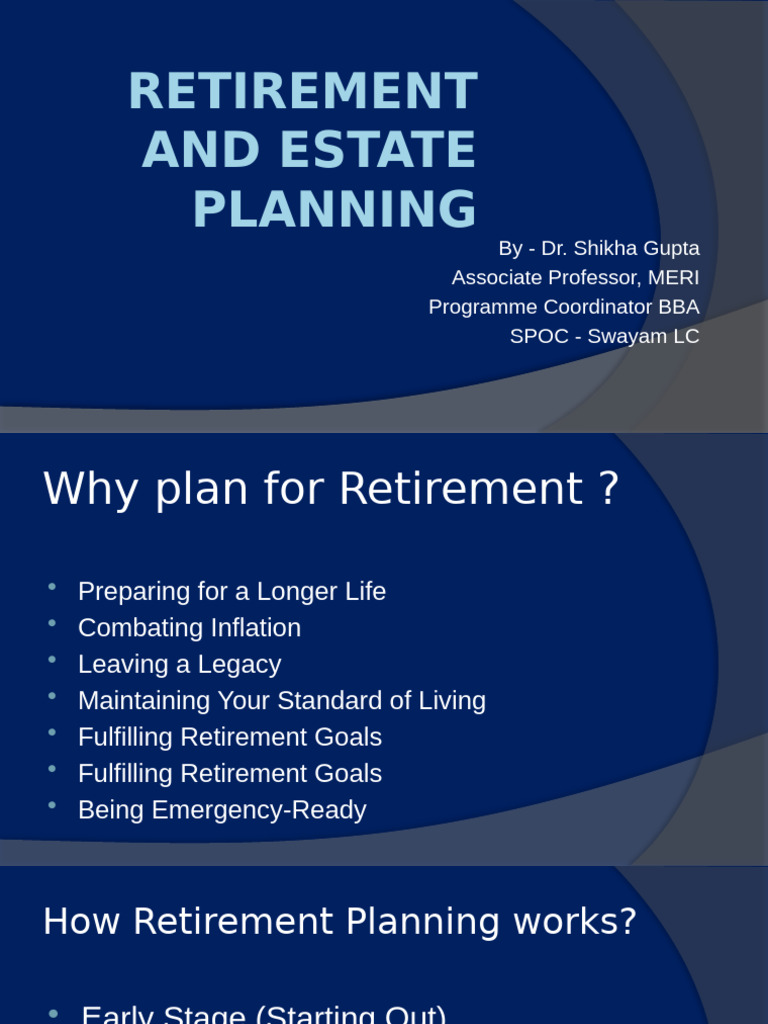 Retirement and Estate Planning Guide | PDF