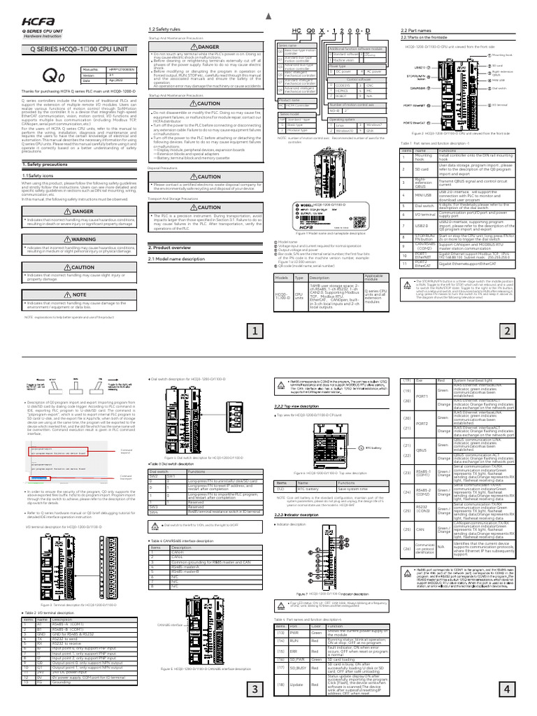 Q0seriespac HW Ins v3 1 (En) | PDF | Programmable Logic Controller ...