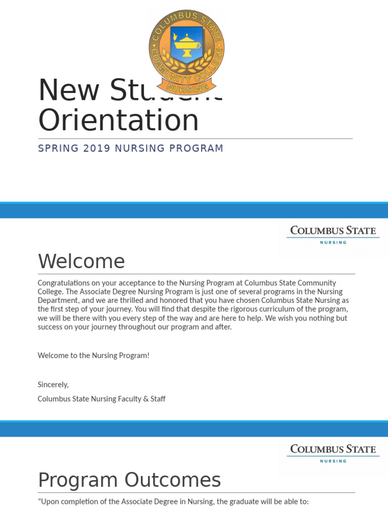CSCC Nursing Program Orientation Guide | PDF