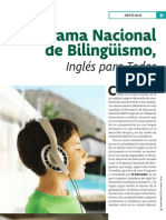 Programa Nacional de Bilinguismo