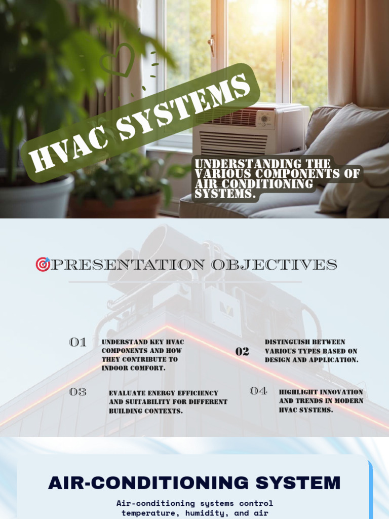 HVAC Systems: Components & Efficiency | PDF | Air Conditioning ...