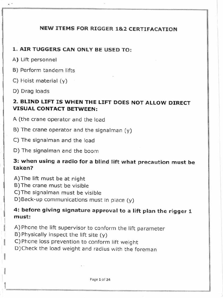 Aramco Rigger 12 Notes | PDF