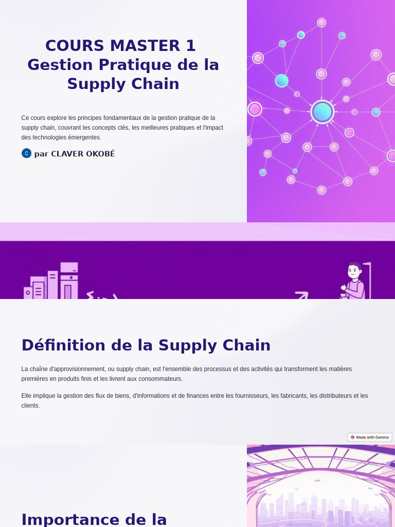 Gestion Pratique de la Supply Chain | PDF | Gestion de la chaîne ...