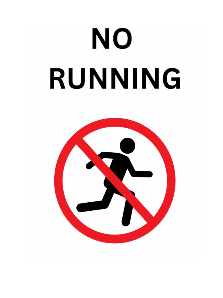 No Running | PDF
