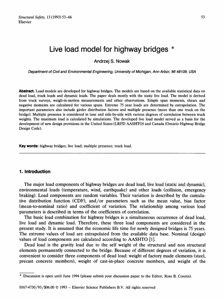 HS20 Truck Load Model for Bridges | PDF | Structural Load | Bridge