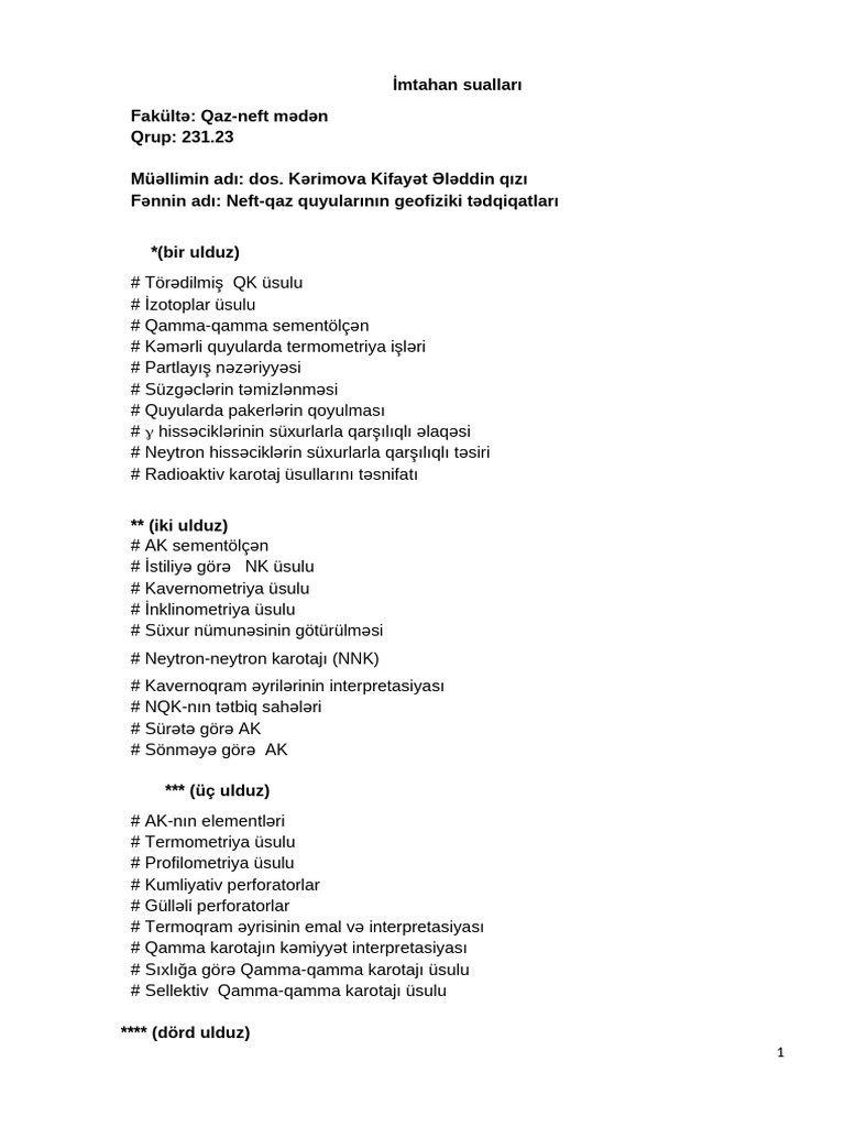 Suallar Geofizika | PDF