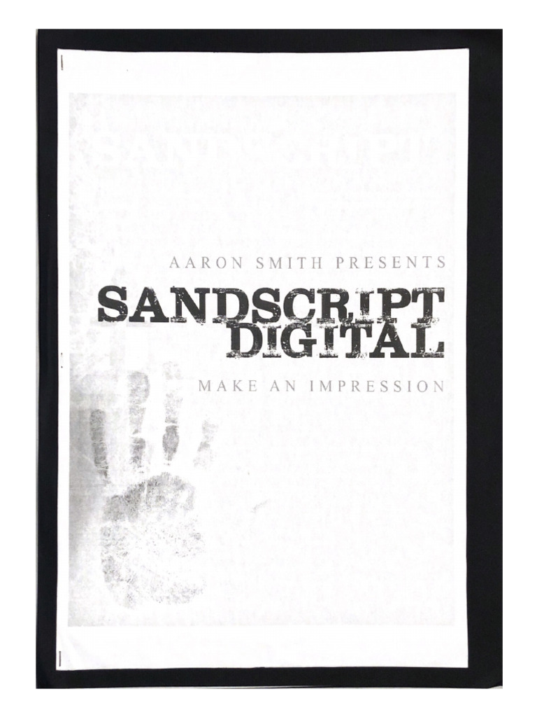 Aaron Smith - Sandscript Digital | PDF