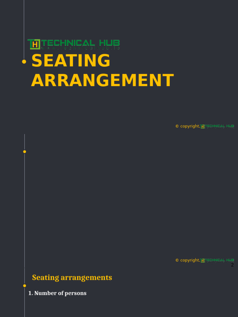 Circular and Row Seating Arrangements | PDF