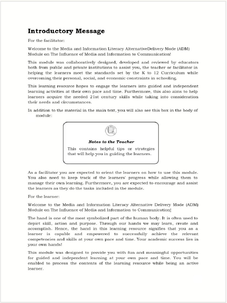 Module 1 Mil | PDF