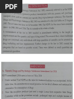 NDPS Act: Drug Quantity Guidelines | PDF